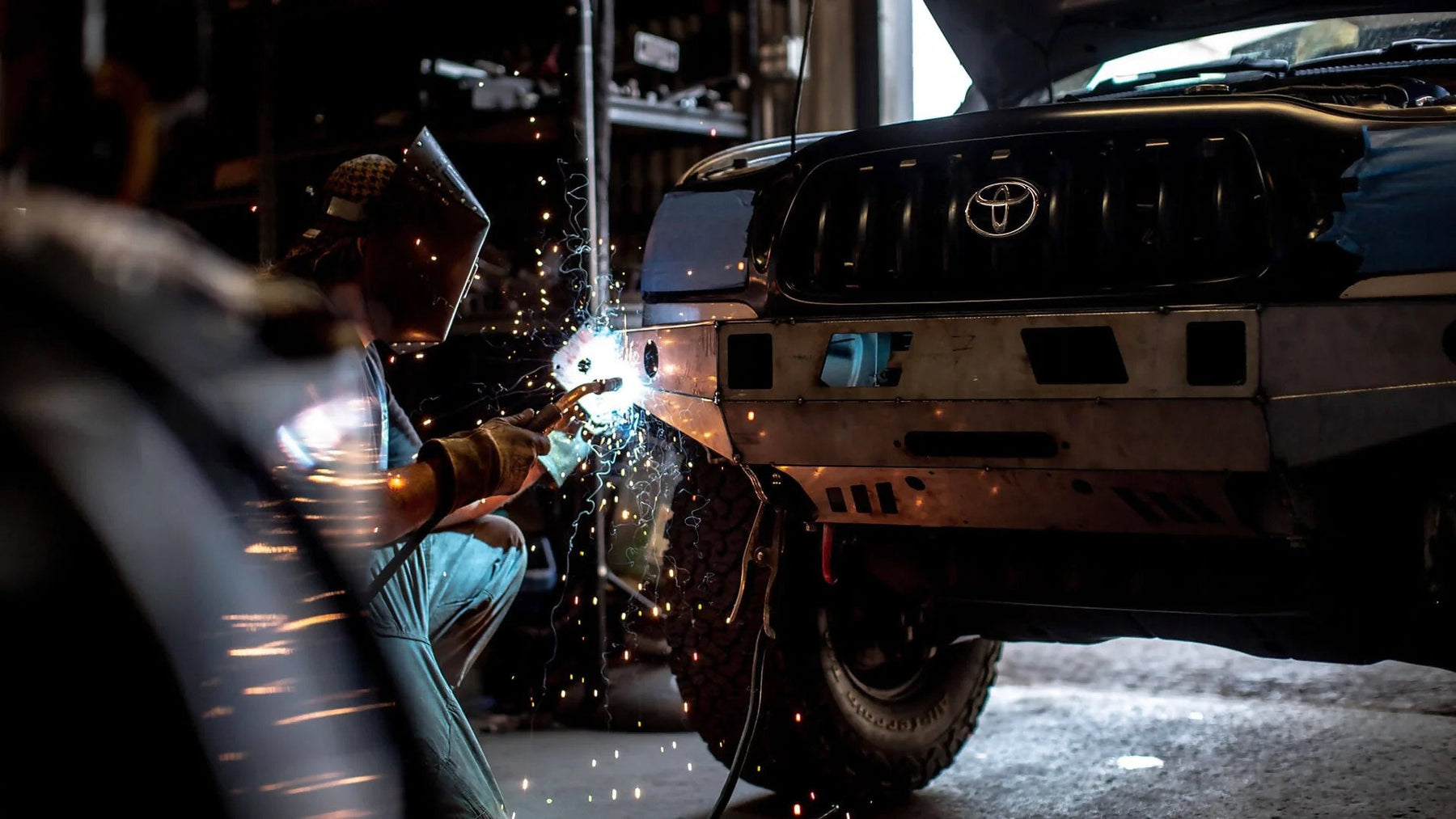 What are the differences between weld-together bumper kits, pre-fabricated bumpers and homemade armor?