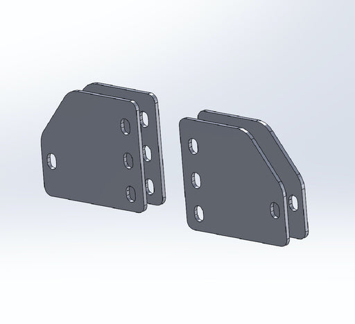 2007-2021 Tundra, Sequoia, Land Cruiser Front Bumper Shim Kit - Photo 1
