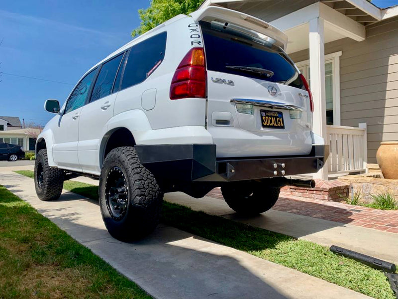 GX470 / Land Cruiser Prado 120 Low Profile Rear Bumper Kit - Photo 34