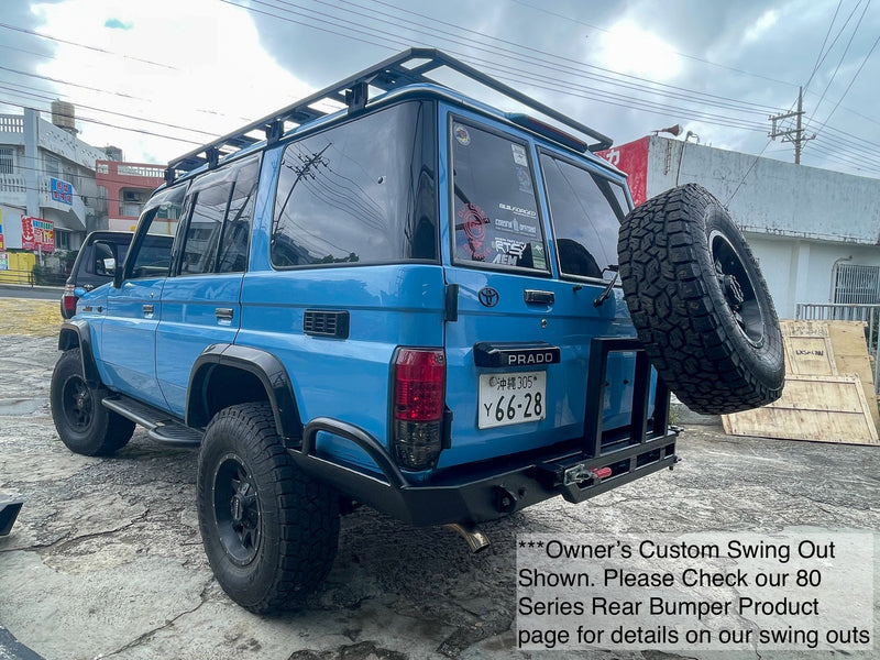 70 Series Land Cruiser High Clearance Rear Bumper Kit - Photo 4