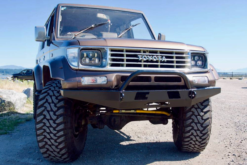 70 Series Land Cruiser High Clearance Front Bumper Kit - Photo 13