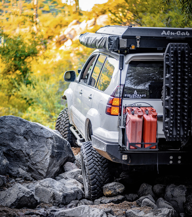 GX470 / Land Cruiser Prado 120 Low Profile Rear Bumper Kit - Photo 3