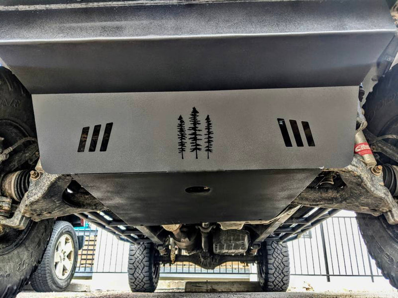 3rd Gen 4Runner / Hilux Surf Drivetrain Skid Plate Kit - Photo 2